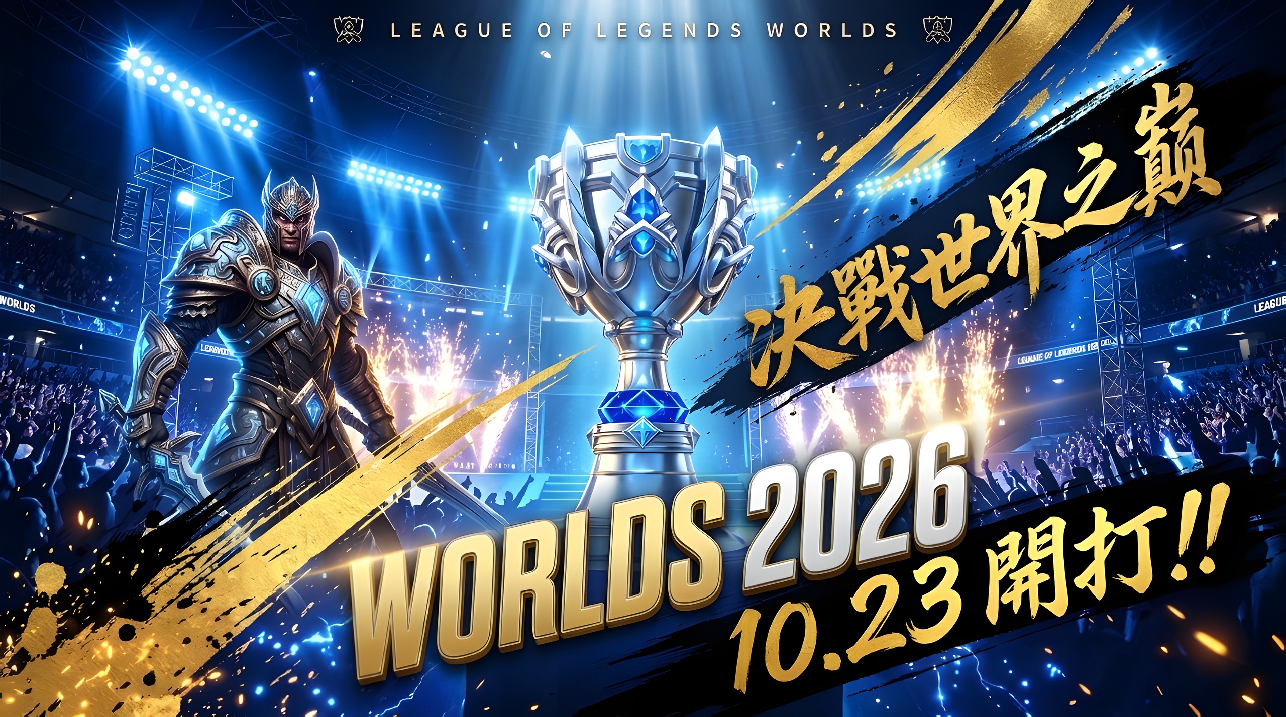 台灣運彩 英雄聯盟世界大賽 WORLDS 2026 決戰世界之巔 線上投注